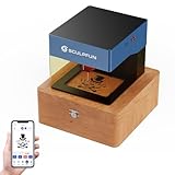 Sculpfun iCube Pro 5W Lasergravur Schneider mit Rauchfilter, 0,06mm Laserfokus Tragbare Laser Graviermaschine MINI,10000mm/min Hochgeschwindigkeits Gravur, Unbegrenzte Größe der Gravuren