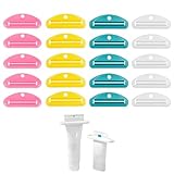 20 Stück Tubenquetscher für Alle Tube, Praktischer Tubenausdrücker mit Tubenschlüssel, Effizienter Tubenpresse für Zahnpasta, Handcreme und Reinigungsmilch