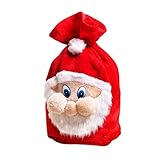 BESTOYARD Weihnachten Sack Nikolaussack Geschenksack Christmas Geschenktüten Weihnachten Geschenkbeutel (Weihnachtsmann)