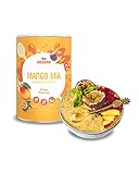 OATSOME® Mango Mia | Smoothie Bowl Mit Mango & Maracuja | 100% Natürlich, Vegan & Ohne Zuckerzusatz + Zusatzstoffe | Einfache Zubereitung | Frühstück | Superfoods | Gefriertrocknung | 400g
