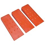 BAOFUYA 3-teilige Fällkeile mit Spikes, Langlebige Holzfällerwerkzeuge, Führen Bäume Sicher mit Besserem Halt, Ideal für Baumschnitt- und Fällarbeiten