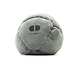 Skill Addicts Footbag - Grau (Freistil Foot Bag für jedes Fähigkeitsniveau, Enthält einen Satz Hackysack-Aufkleber und eine App zum Erlernen von Tricks)