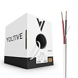 Next Elemental 16/2 Lautsprecherkabel Kabel – 16 AWG/Gauge 2 Leiter – UL-gelistet in Wand (CL2/CL3) – sauerstofffreies Kupfer (OFC) – 150 m Kabelzugbox – Weiß