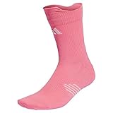 adidas Unisex Running x Supernova Crew Socks, Lucid Pink/White, 40-42