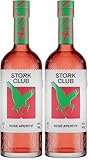 STORK CLUB Rosé Apéritif (1 x 0,7 l) – Außergewöhnlicher Roséwein-Aperitif mit 18% vol. (Packung mit 2)