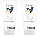 Dove Handcreme Intensiv mit PflegeDUO (intensive Feuchtigkeit und Tiefenpflege) speziell für sehr trockene Hände, 75ml (2er Pack)