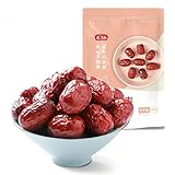 WSYLS-Xinjiang Hotan Jujube, 500g, natürlich getrocknet, dickes Fruchtfleisch und kleiner Kern, Suppenzutat, Familienstrumpf