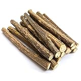 Afforstyle 20 StüCk NatüRliche Silberrebe Sticks für Katzen Minzen Sticks Matatabi Kauen Sticks ZäHne Molar Kauen Spielzeuge für die Reinigung Von Katzen ZäHnen