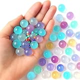 DIFLAX 100g Blitz Wasserperlen Bunte, WasserPerlen Set, Groß Gelperlen Bunte,Wasserperlen für Pflanzen Ungiftig Wiederverwendbare, Water Beads für Pflanzen, Blumen, Vase Füllstoff (Mehrfarbig)