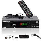 Premium X Kabel Receiver DVB-C FTA 530C Digital FullHD TV...