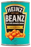 Heinz Beanz Baked Beans in einer reichhaltigen Tomatensauce, 12er Pack (12 x 415g)