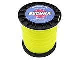 SECURA 400m Freischneider Faden 2,4 mm für Rasentrimmer Motorsense Kantenschneider | Mähfaden 2,4mm rund | Rasentrimmer Schnur Ersatzfaden Trimmerfaden Nylonfaden