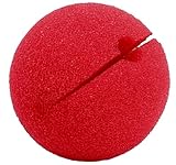 EROSPA® - Clown-Nase - Schaumstoff - Rot - 2 Stück - Karneval Fasching Halloween