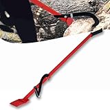 Froadp 130 cm Fällheber mit Wendehaken und Anti-Rutsch Handgriff Profi Brechstangen zum Baumfällen Manualle Baumkeile Stahl Forst Fällkeile zur Holzbearbeitung Tragfähigkeit bis 250 KG