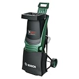 Bosch Akku-Häcksler UniversalShredder 2x18V-25 (gehärtete Stahlmesser, Wendemesser, schneidet Äste bis 25 mm, bürstenloser Motor, OptiCut Drehzahlregelung, Schnelleinlauftrichter, Stößel inkl.)