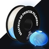 PLA Filament 1.75mm, Glows Blau in the Dark, GEEETECH 3D Drucker Filament 1kg Spool
