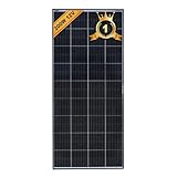 enjoy solar® 200W 12V Monokristallines Solarmodul, PERC 9BB - Solarpanel ideal für Wohnmobil, Balkonanlage, Gartenhäuse, Boot (Schwarze Rahmen)
