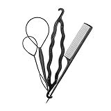 Styling Haar-Styling Schwanzklammer Zopfwerkzeug-Werkzeug 4st Hersteller Pferdeschwanz Haarpflege Ampullen Haare Wachsen