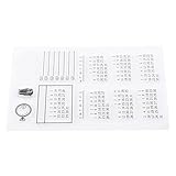 Pretfy Transparent Clear Silicon Stempelsiegel für Scrapbooking, Fotoalben und Dekorative Kalender, 6.3x4.33inch