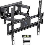 PERLESMITH TV Wandhalterung, Schwenkbare Neigbare TV Halterung für 26-70 Zoll Flach & Curved Fernseher oder Monitor bis zu 45kg, max.VESA 400x400mm