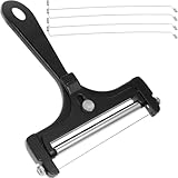 SHINEOFI Hand Draht Käseschneider aus Edelstahl 304 Verstellbarer Käsehobel für Butter und Käse Kompakt und Platzsparend Küchenutensil für Blockkäse und Weichkäse