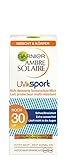 Garnier Sonnenschutz-Milch, UV Sport Multi-Resistente, LSF 30, Outdoor Sonnencreme für Sportler, Ambre Solaire, 50 ml