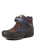 Geox Jungen J New Savage Boy B A Schuhe, Brown Navy, 30 EU