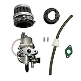 iDMRURvm 47cc 49cc Vergaser + Luftfilter für Miniquad Pocketbike Dirtbike Mini Motor Ersatzteile