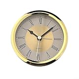 Für DIY 89 mm Quarzuhr-Einsatz, zuverlässiges Quarzuhrwerk für verschiedene Uhren-Designs und einfacher Austausch (Gold 89 mm)