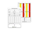 MyReferee Schiedsrichter Spielnotizkarten Fussball 50 Stück Neue Generation gemäß DFBnet