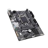 GOWENIC Computer-Motherboard, LGA 1200 DDR4 Dual Channel M ATX Mainboard mit PCIe 3.0, 2 USB 3.2 Gen 1, 4 USB .0, VGA, RJ45-Anschlüssen