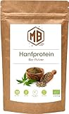 MB Superfoods Bio-Rohhanf-Proteinpulver 200 g – veganes pflanzliches Nahrungsergänzungsmittel, reine Hanfsamen-Ernährung, ideal für Smoothies und Shakes