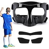 STFALI Nasenmaske Fussball, Sportmaske, Nasenbeinbruch Maske, Kleine Größe Mit Polsterung Für Kinder Und Jugendliche, Verstellbares Gummiband nasenschutz