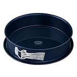 Dr. Oetker Springform Ø 28 cm Back-Liebe Emaille – Runde Backform mit schnitt- & kratzfestem Emaille-Boden – 28er Kuchenbackform mit extra hohem Rand in Dunkelblau