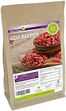 Goji Beeren 1kg - Wolfsbeeren - Sonnengetrocknet - ungeschwefelt und ohne Zusätze - 1000g - Zippbeutel - Premium Qualität