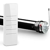 NOBILY Funk Rollladenmotor PR4 13/14-40 (Zugkraft 13Nm/36kg) mit mechanischen Endabschaltern für 40mm Achkantwelle (SW40),inkl. hochwertigem Handsender, Rollladenantrieb, leichte und sichere Montage