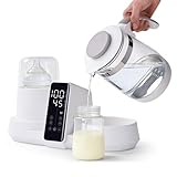 Hoapin Baby Flaschenwärmer, Sterilisator für Babyflaschen mit 1,2L Wasserkocher, Flaschen Sterilisator und Wärmer, Baby Wasserkocher mit präziser Temperaturregelung