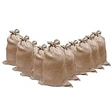 10x Brandengel® Hochwasser Sandsäcke Jute Beutel 30x60cm inkl. Verschlussband THW Feuerwehr Hochwassersäcke Sandsack zum befüllen Beschwerung Wassersperre wiederverschließbar unbefüllt