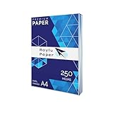 RAYLU PAPER - A4 80g 250 Blatt Premium Mehrzweckpapier für Laserdrucker, Inkjet und Kopierer, für Büro und Zuhause (250 Blatt)