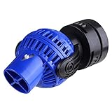 SunSun JVP-130 Strömungspumpe 4000 l/h 6 W Aquarium Pumpe mit 1 schwenkbaren Düse, Magnethalter zur einfachen Befestigung und Durchflussregler