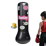 Aufblasbarer Boxsack für Kinder | Boxsack für Karate und Boxen, aufblasbare Tasche gegen Umkippen, für Kleinkinder, Fitness, Fitnessstudio, Zuhause, Outdoor, Innenbereich, Training, Training