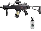 Set: HK Heckler & Koch G36 C AEG ELEKTRISCH Softair Gewehr + G8DS® Bio Softairkugeln 6mm 0,20g 2000 BBS