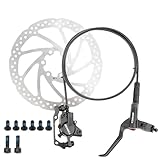 ENGWE MTB Fahrrad-Scheibenbremsen-Set, Aluminiumlegierung, hydraulische Scheibenbremse für Mountainbike, Rennrad (Links hinten + 1 Stück 160 mm Rotor, Hinten 1400 mm)