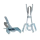 Windhager Wühlmaus-Zangenfalle, Wühlmauszange, Wühlmausbekämpfung, Schnappfalle, Wühlmäuse fangen, robust und langlebig, Silber