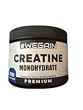 #Wegain Creatin Monohydrat, Pulver, 250g, Geschmacksneutral, Hochwertige 200 Mesh Körnung, Optimale Löslichkeit