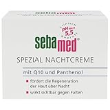 Sebamed Spezial Nachtcreme, Nachtpflege, Gesichtscreme mit Q10 und Panthenol, fördert die Regeneration der Haut, wirkt sichtbar gegen Falten, führt der Haut Feuchtigkeit zu, schützt vor Austrocknung