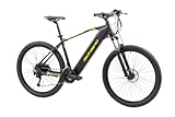 F.lli Schiano E-Jupiter, E Bike Mountainbike, 27.5 Zoll, 36V 14Ah Abnehmbarer Akku, Motor 250W 50Nm, MTB Ebike für Herren/Damen, Schwarz-Gelb