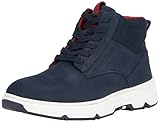 Tommy Hilfiger Herren Low Boot Stiefel Hybrid Chukka aus Leder, Blau (Desert Sky), 43