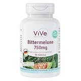Bittermelone-Extrakt 750mg - 90 Tabletten + Chrompicolinat - vegan - standardisiert auf 10% Charantin | Qualität aus Deutschland von ViVe Supplements