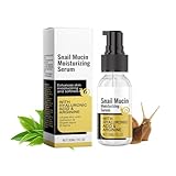 routinfly Schneckenschleim-Gesichtsserum, Gesicht Hautpflege Serum Frauen, Feuchtigkeitscreme Gesichtspflege, Strafft die Haut und verbessert ihre Elastizität (snail mucin, #1)